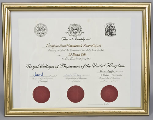 Membership of The Royal College of Physicians (MRCP)